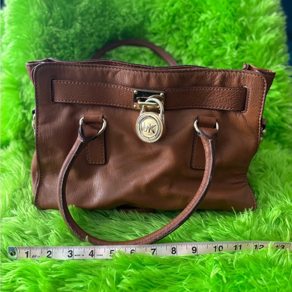 Michael Kors Brown Leather Tote Bag